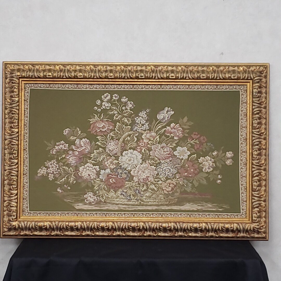 イタリア製 ゴブラン織 絵画 イタリア製ゴブラン織額絵