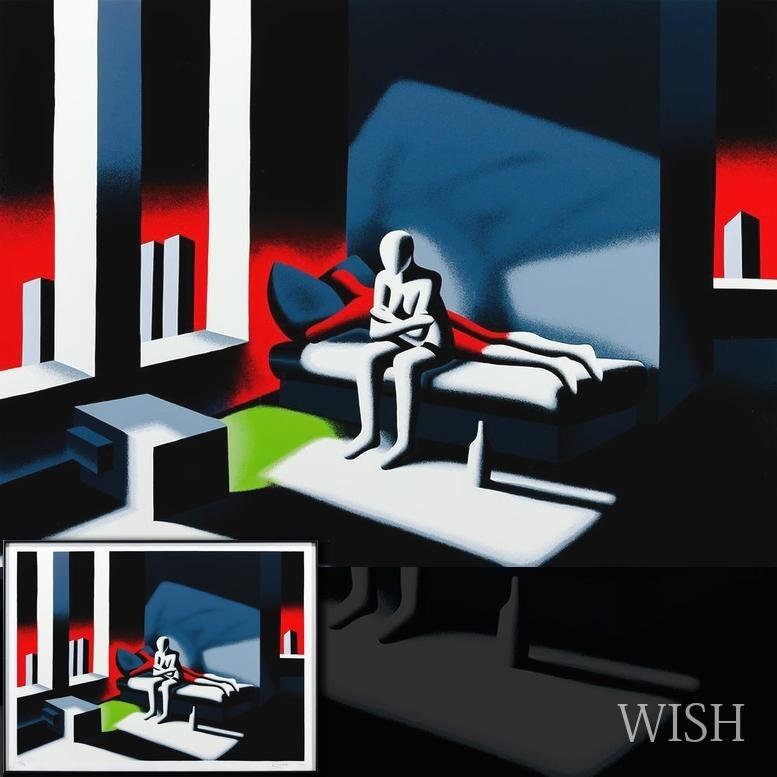 激レア！コレクションマークコスタビンCOSTABI 版画 絵画 一点物 1996