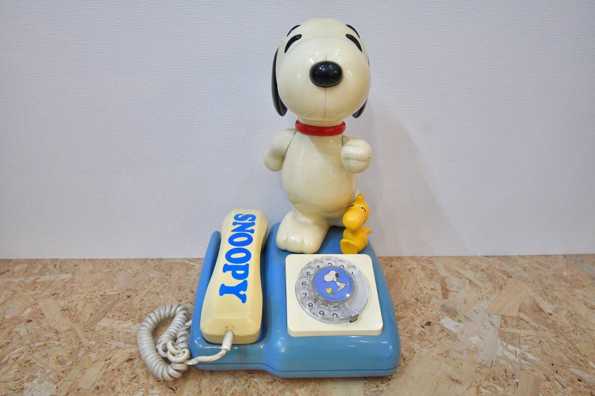 スヌーピー 昭和レトロ 電話機 インテリア TOMY スヌーピー 昭和レトロ