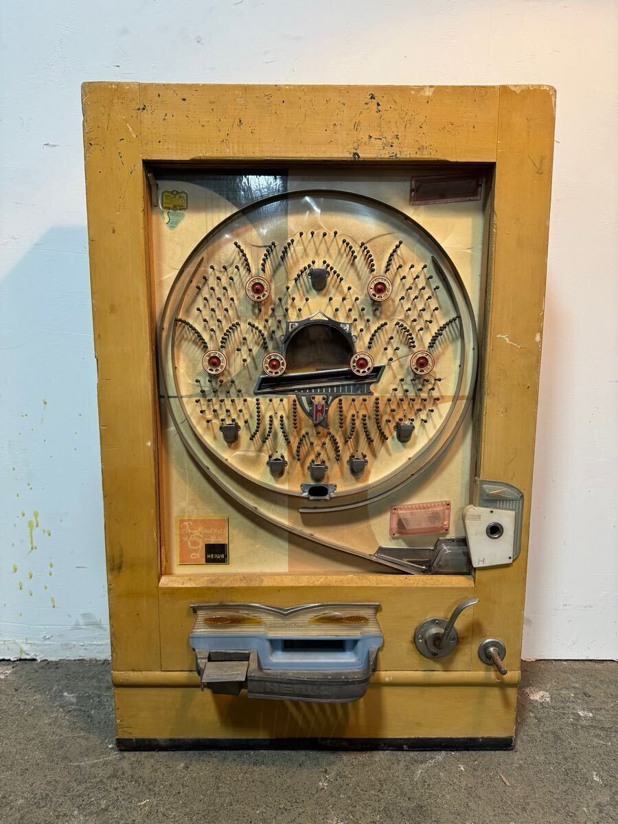 AKa6787パチンコ台手打ちMATUYASANGYOマツヤ産業昭和当時物