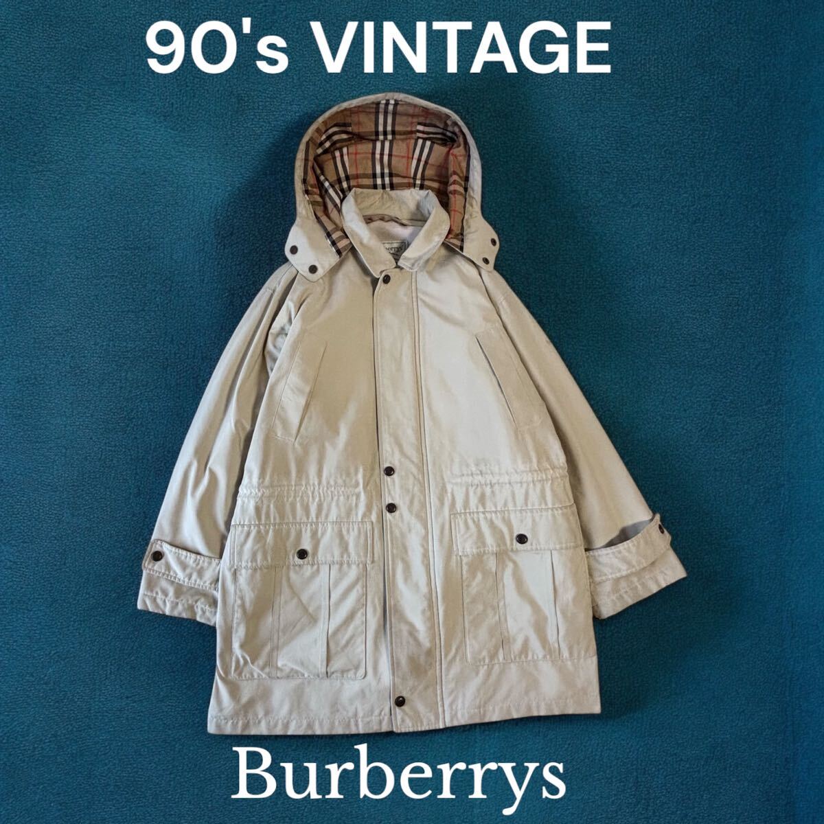 Yahoo!オークション - 90's VINTAGE Burberrys コットン マウンテンパ
