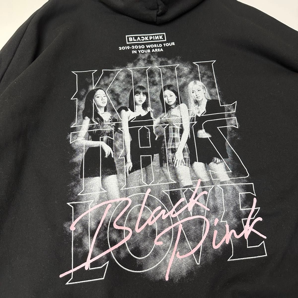 BLACKPINK フーディー ツアーグッズ ブラックピンクパーカー L 公式