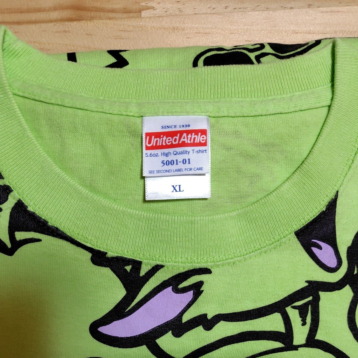 Mrs. GREEN APPLE メメルTシャツ ライムグリーン東と名と阪ミセス 希少