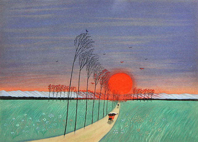 初午の図森高雅Y184