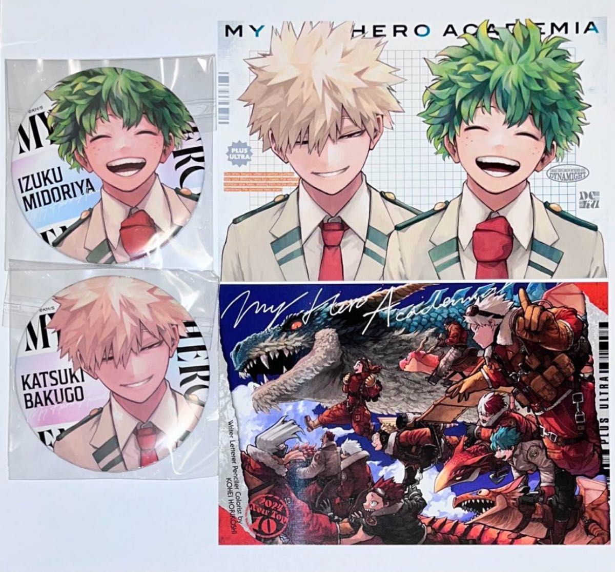 ヒロアカ ジャンプGIGA 応募者全員サービス 缶バッジ 爆豪勝己 x12