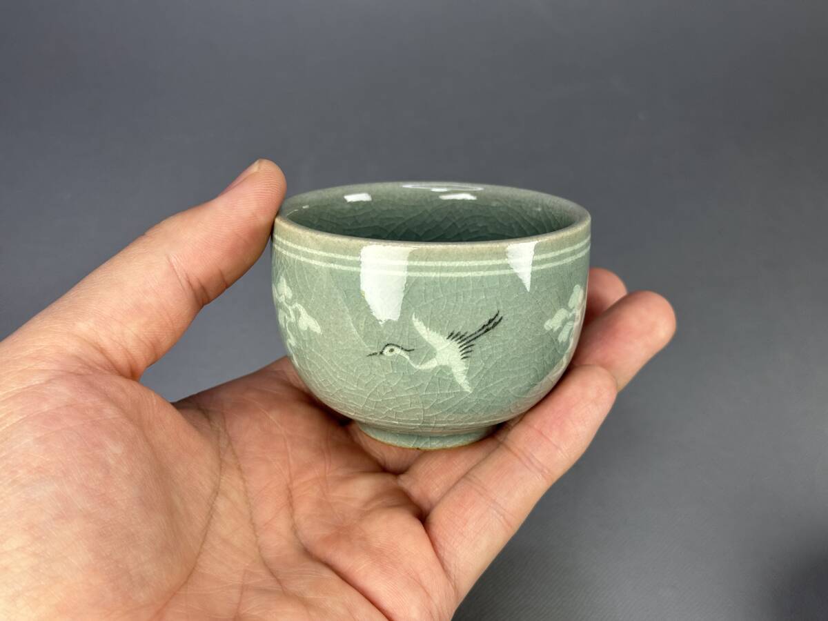 茶道具 柳根 人間文化財 海剛 文琳茶入 共箱 茶道具 柳根 人間文化財