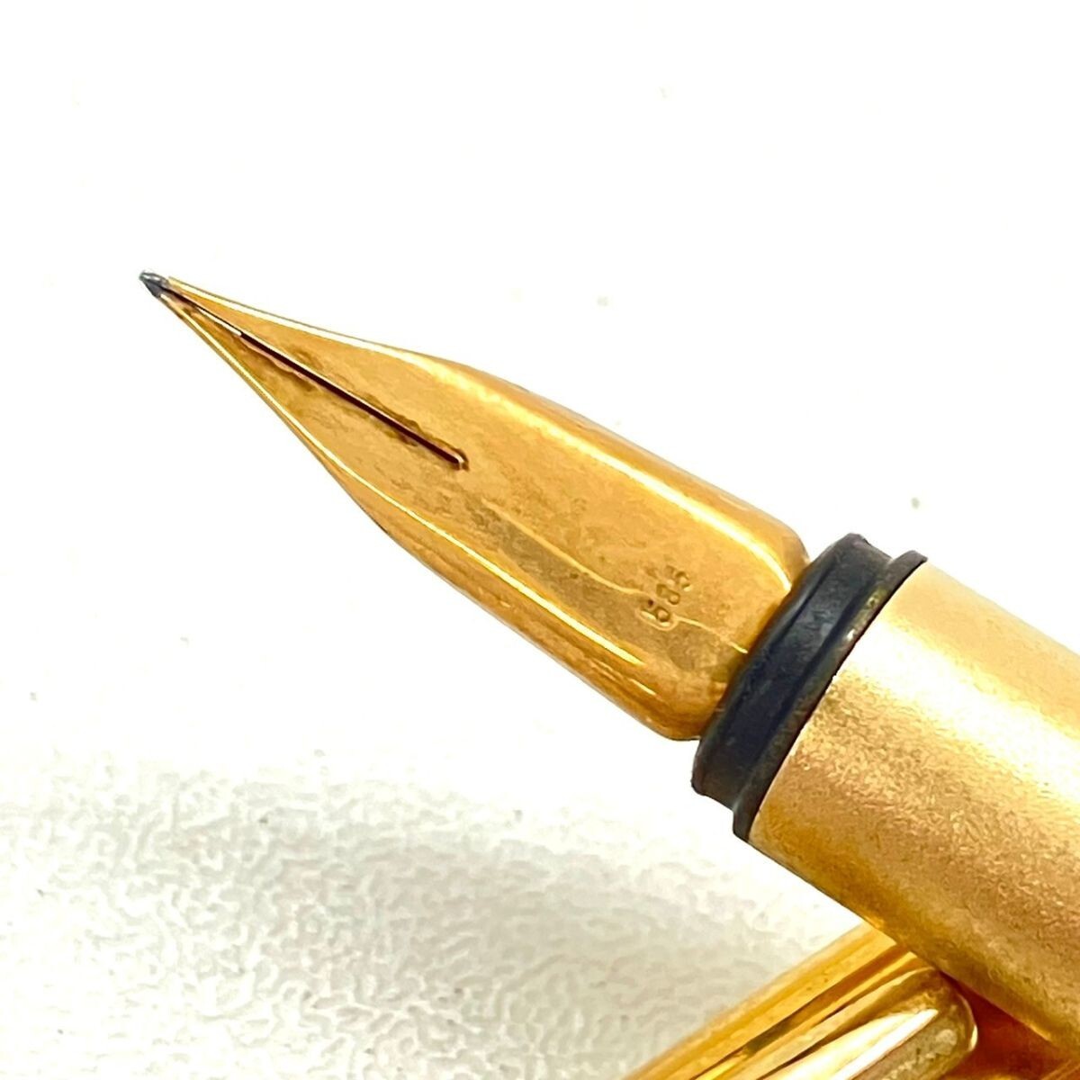 MONT BLANC モンブラン 万年筆 585 ゴールドカラー GERMANY