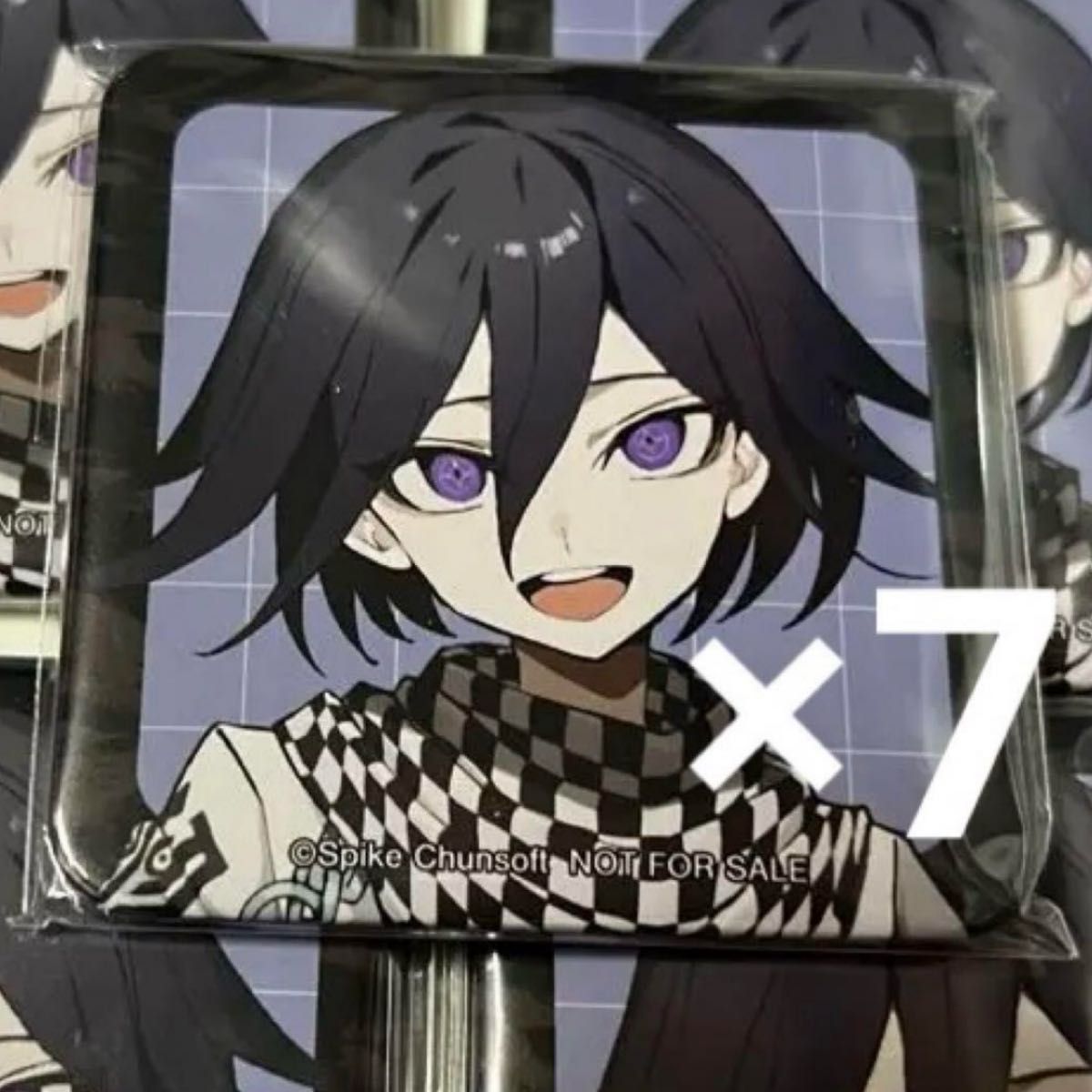 王馬小吉 さくしゃ2 缶バッジ 特典 ダンガンロンパ ダンガンロンパv3