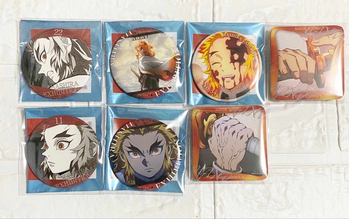 鬼滅の刃 柱展 エモーショナル缶バッジ マニアック缶バッジ 煉獄杏寿郎