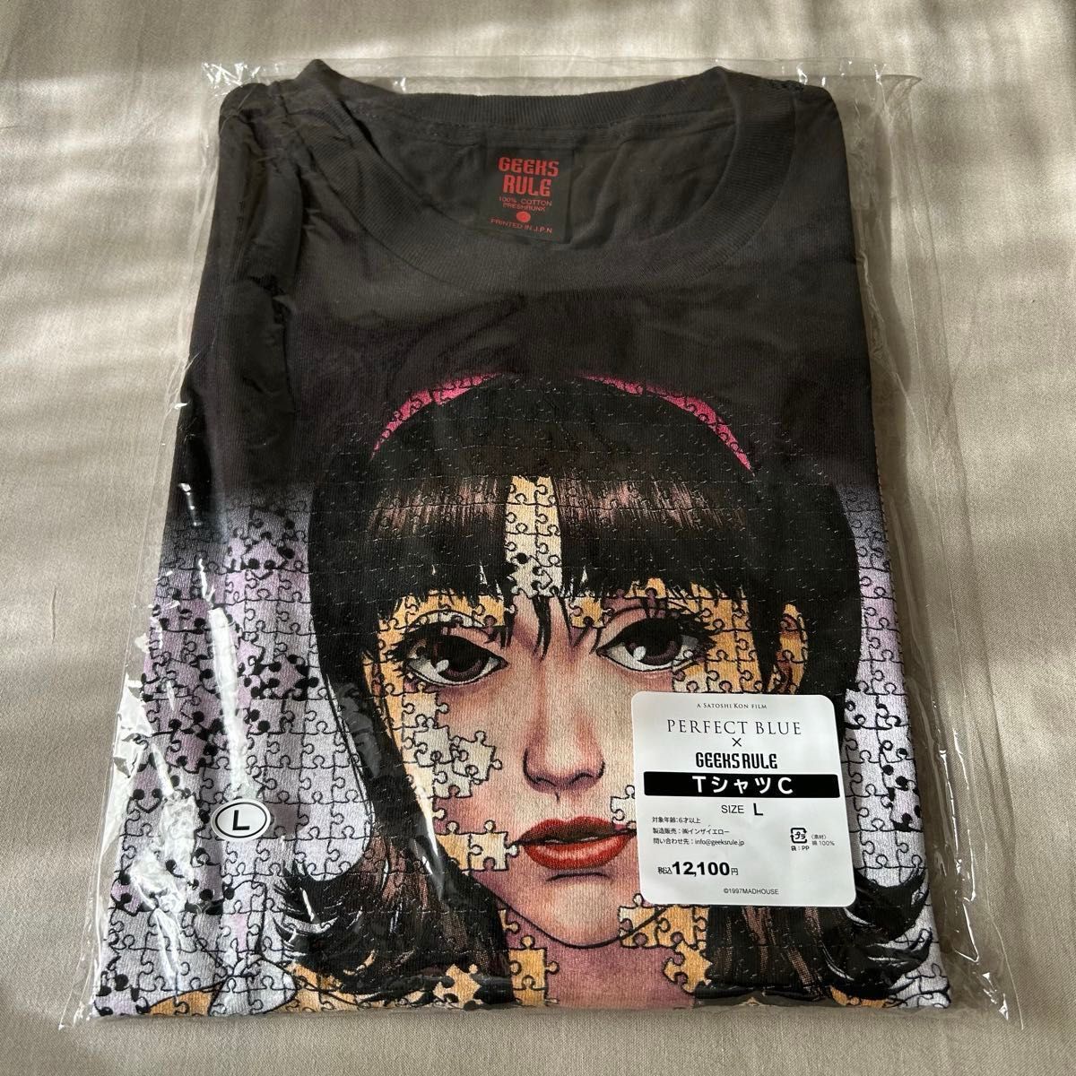 PERFECT BLUE × GEEKS RULE TSHIRT アニメTシャツ