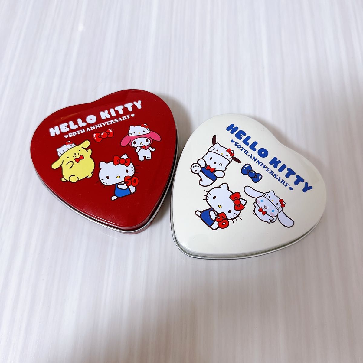 d*7様 使い残り♡サンリオハローキティ缶入りメモ HELLO KITTY