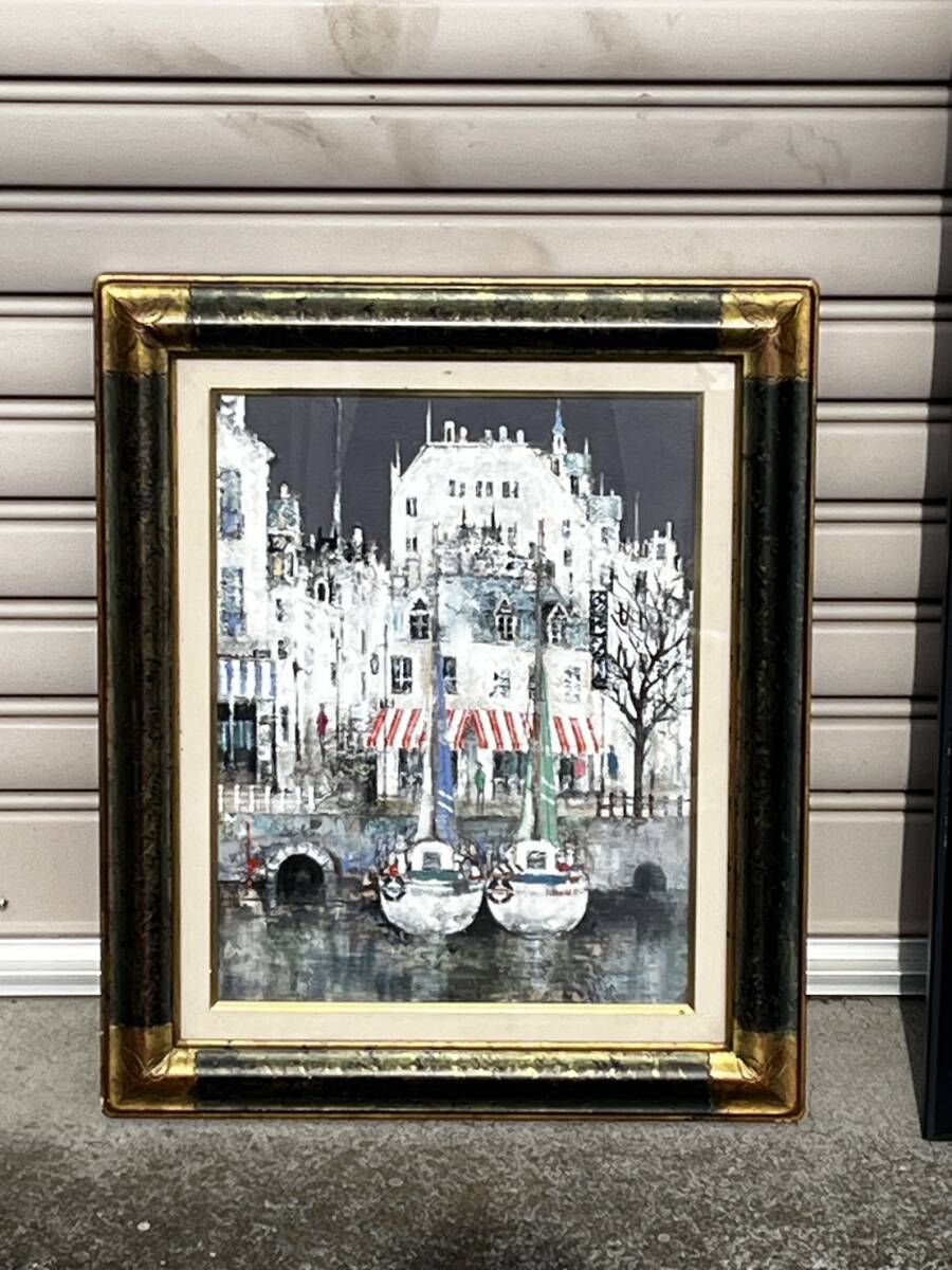 真作】大塚健二 作品3点セット 油彩 油絵 風景 三軌会賞 三