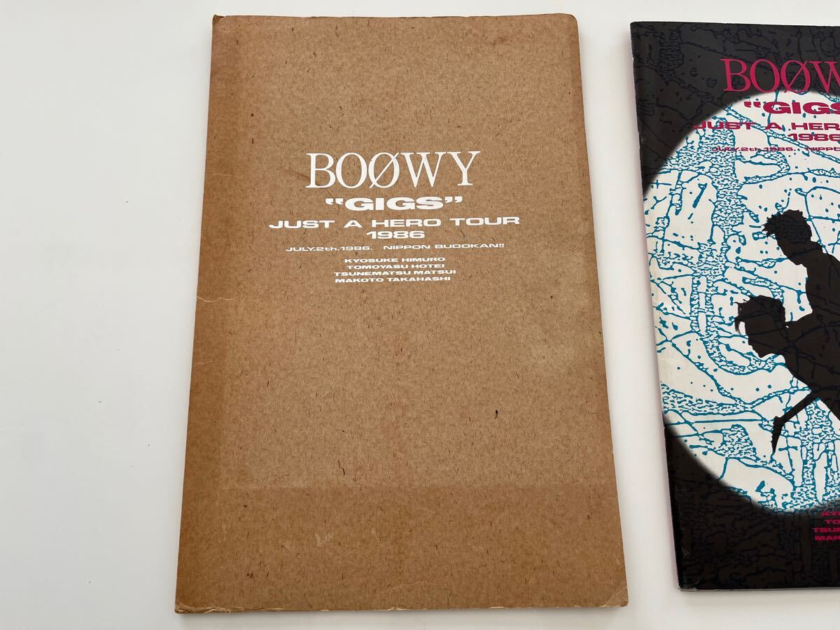送料無料 BOOWY ”GIGS” JUST A HERO TOUR 1986 日本武道館 限定