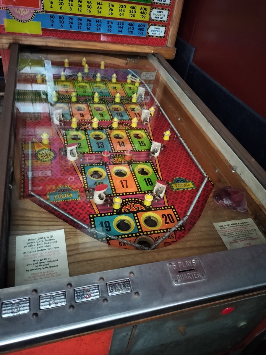 アンティークアメリカンビンゴゲーム