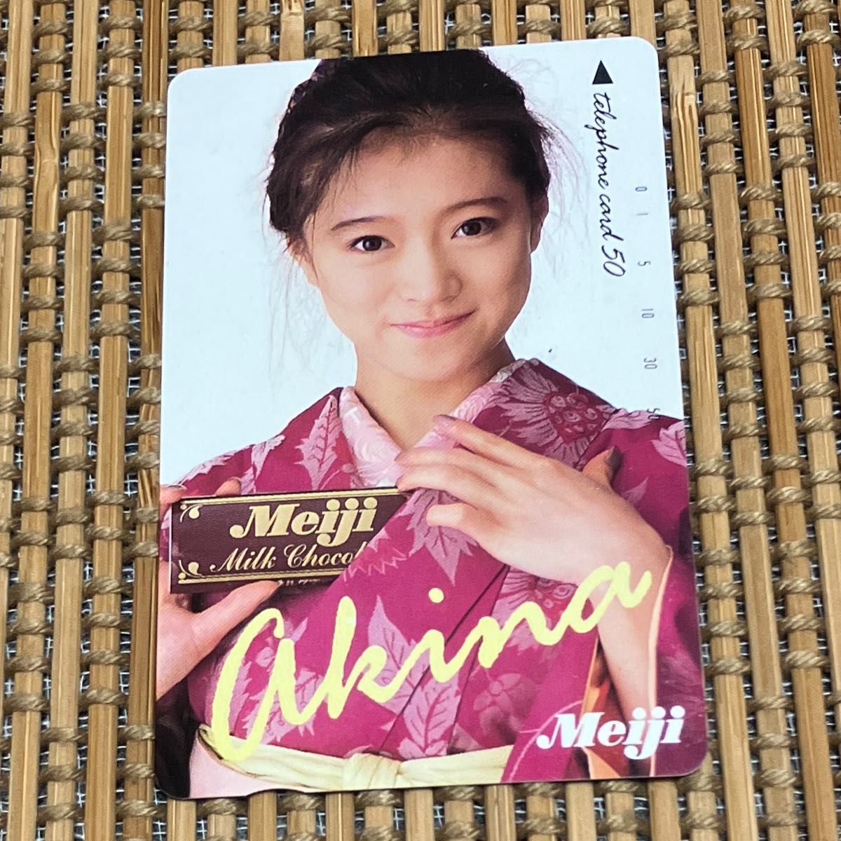 中森明菜 テレホンカード 明治チョコレート｜Yahoo!フリマ（旧PayPay