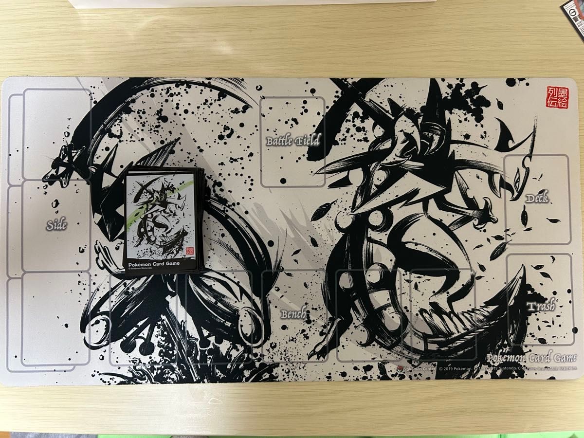 新品未開封】ポケモンカードプレイマット 墨絵列伝 ゲッコウガ&メガ