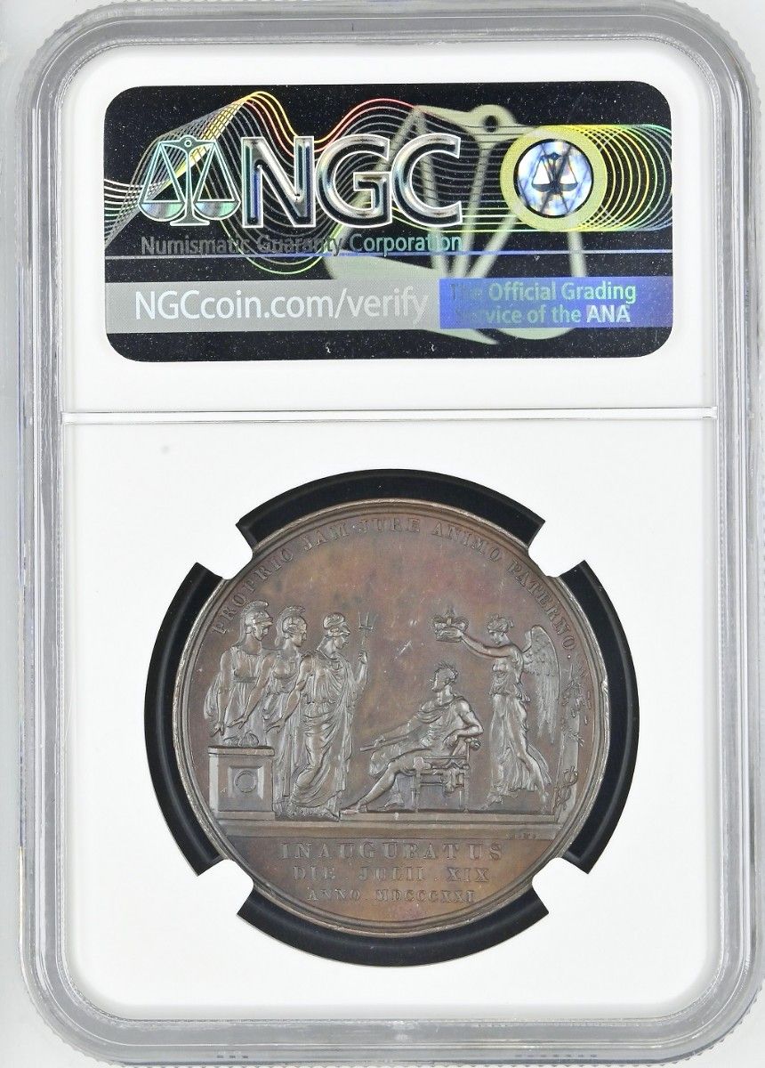 1821年 英国 イギリス ジョージ4世 戴冠式 銀メダル 銅メダル 2枚