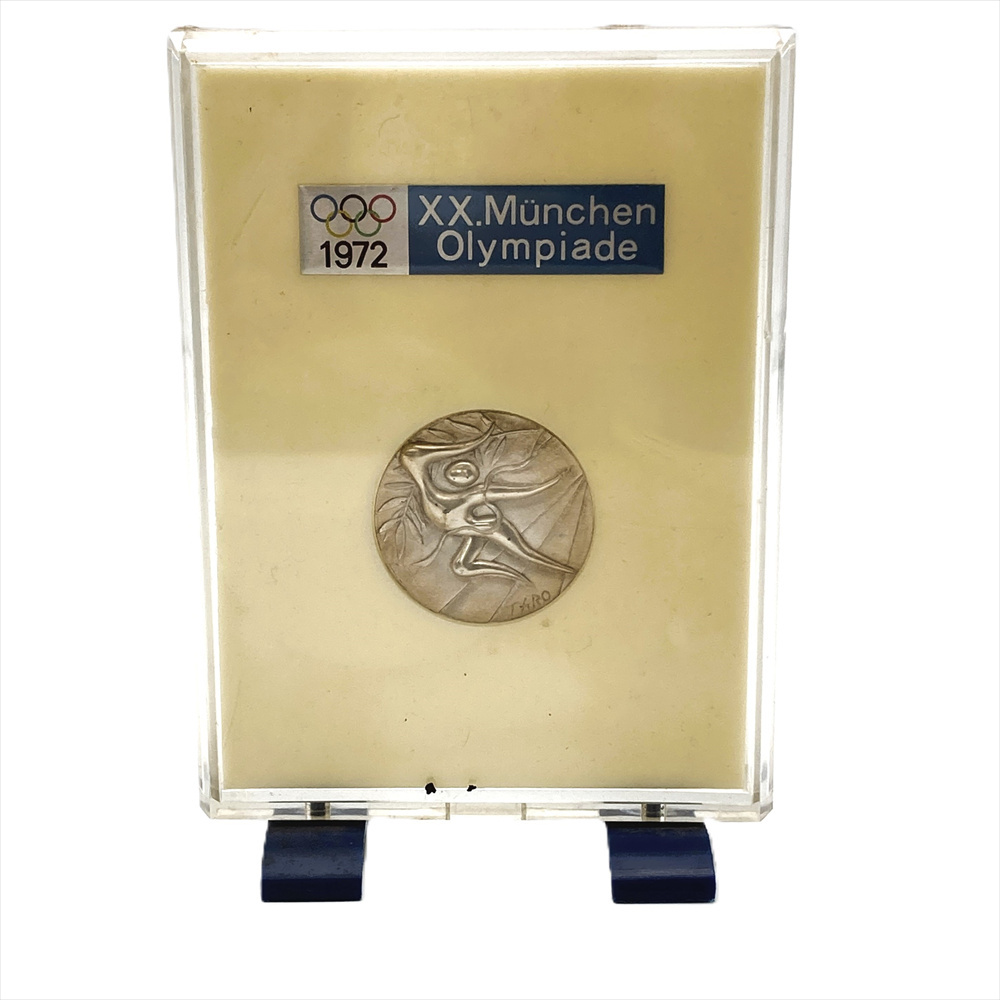 ミュンヘンオリンピック 公式記念金メダル 10K 約35g ケース、説明書付