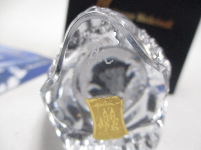 マイセンクリスタル Meissener Bleikristall フクロウ/フィギュリン