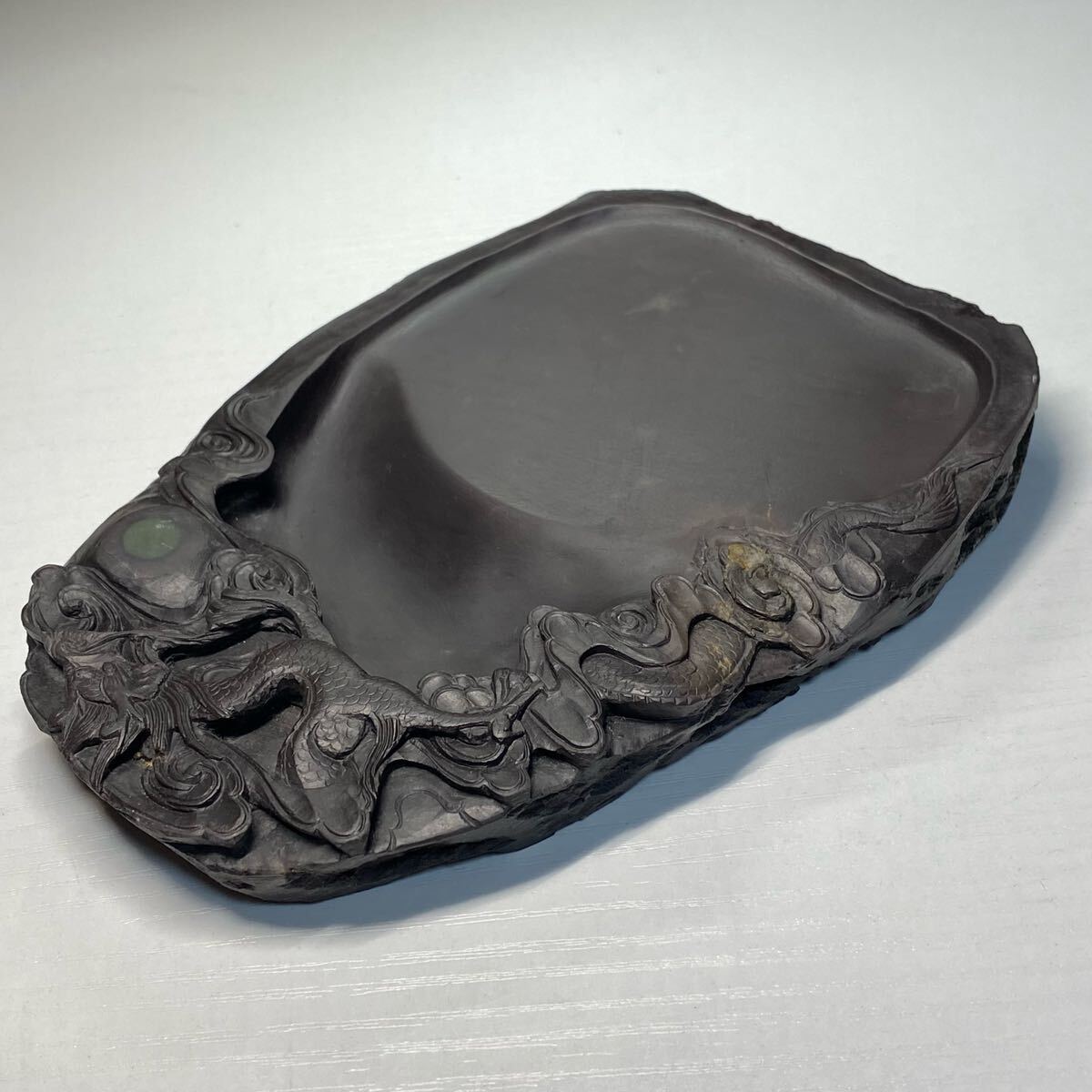 古硯清代老坑唐硯端渓 端渓硯古玩希少物 古硯清代老坑唐硯端渓 端渓硯