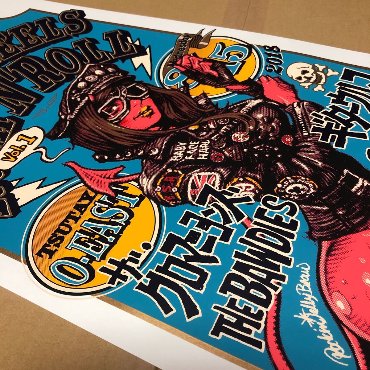 ロッキンジェリービーンHanshin Tigers アートプリント フレーム付き