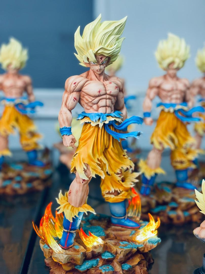 ドラゴンボール 孫悟空 ブルマ ガレージキット ガレキ スタチュー ③②