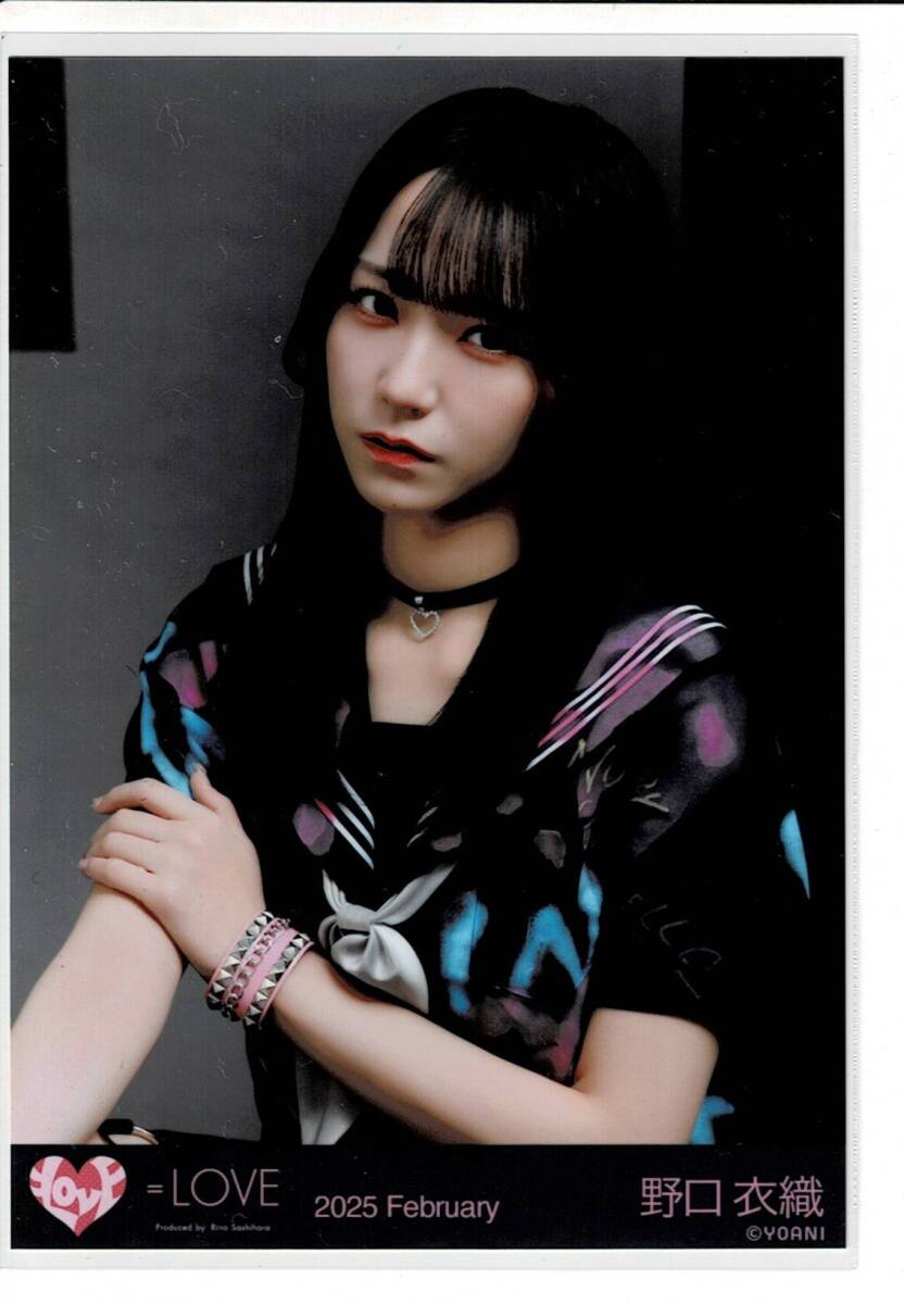 イコラブ な*お様 野口衣織 イコラブ 直筆 =LOVE 生写真 サイン 全国