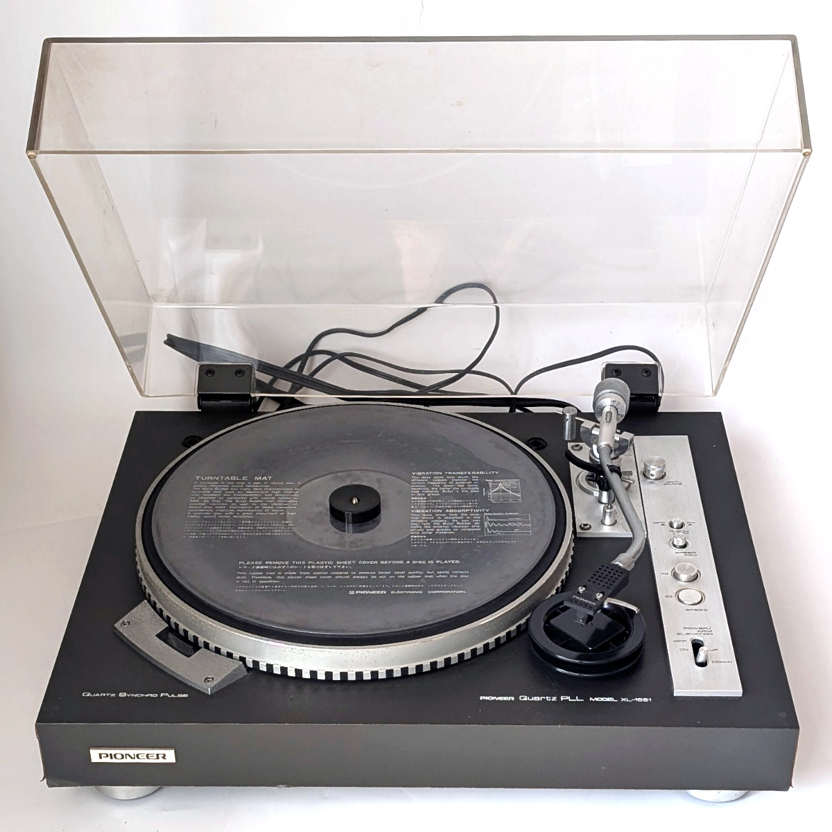 PIONEER XL-1551 レコードプレイヤー パイオニア オーディオ 音響機材