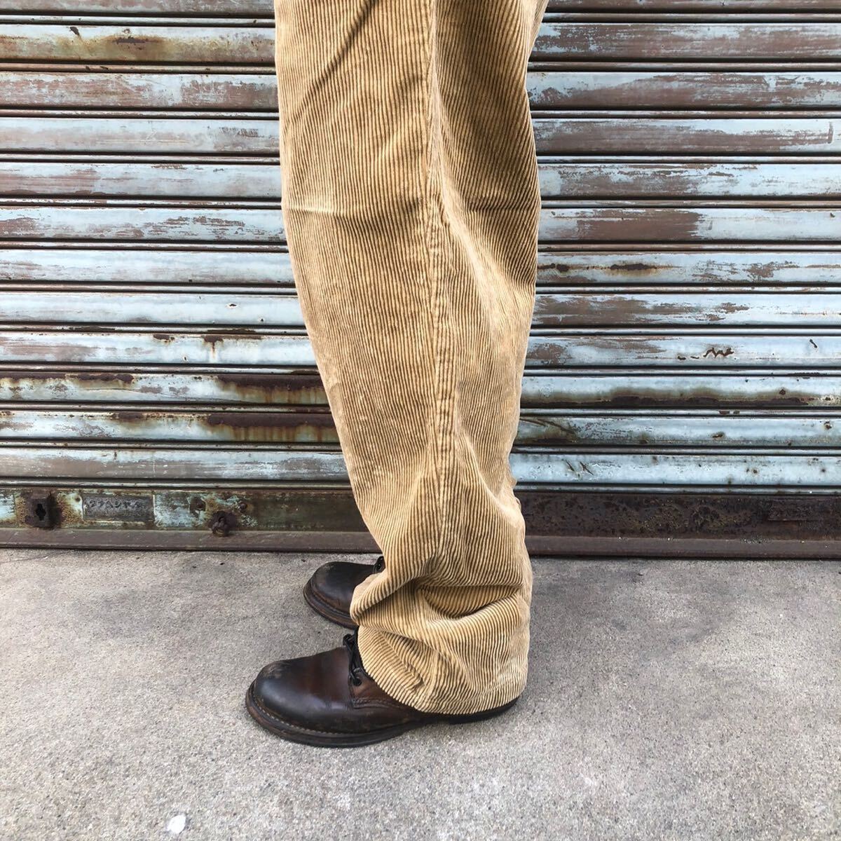 ポロバイ ラルフローレン W36 コーデュロイ チノパン USA 茶 18208