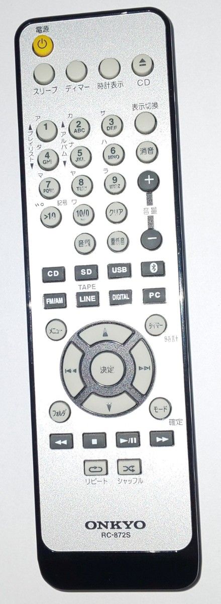ONKYO NFR-7X CD⁄SD⁄USBレシーバー リモコンRC-872S付