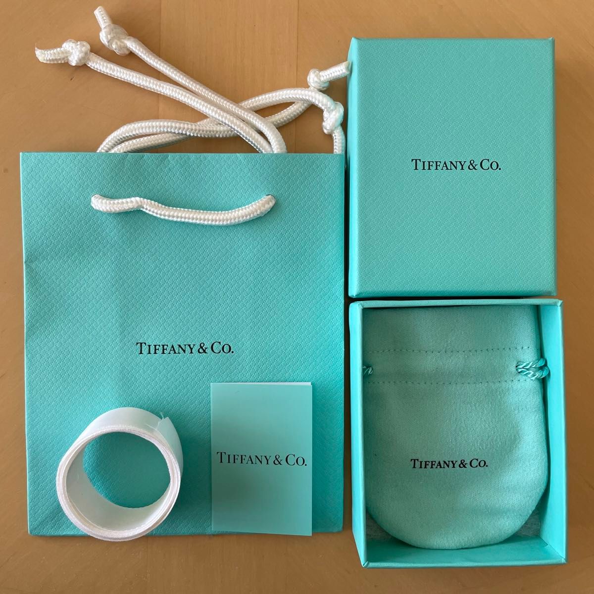 新品 未使用 現行品 TIFFANY ティファニー 空箱 巾着 紙袋 リボン お