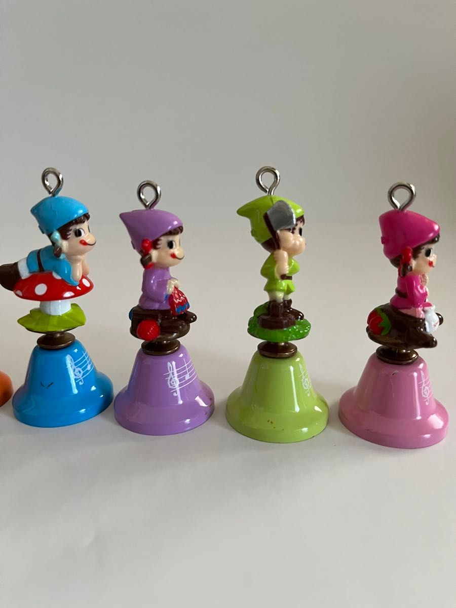 ペコちゃん ベル 8個セット ペコちゃんハンドベル 8音 ペコちゃん