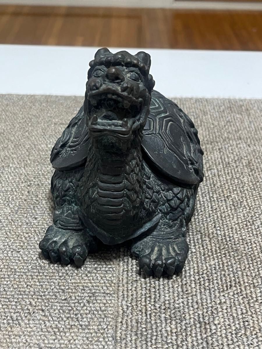 中国美術 古青銅 神獣 四獣 玄武