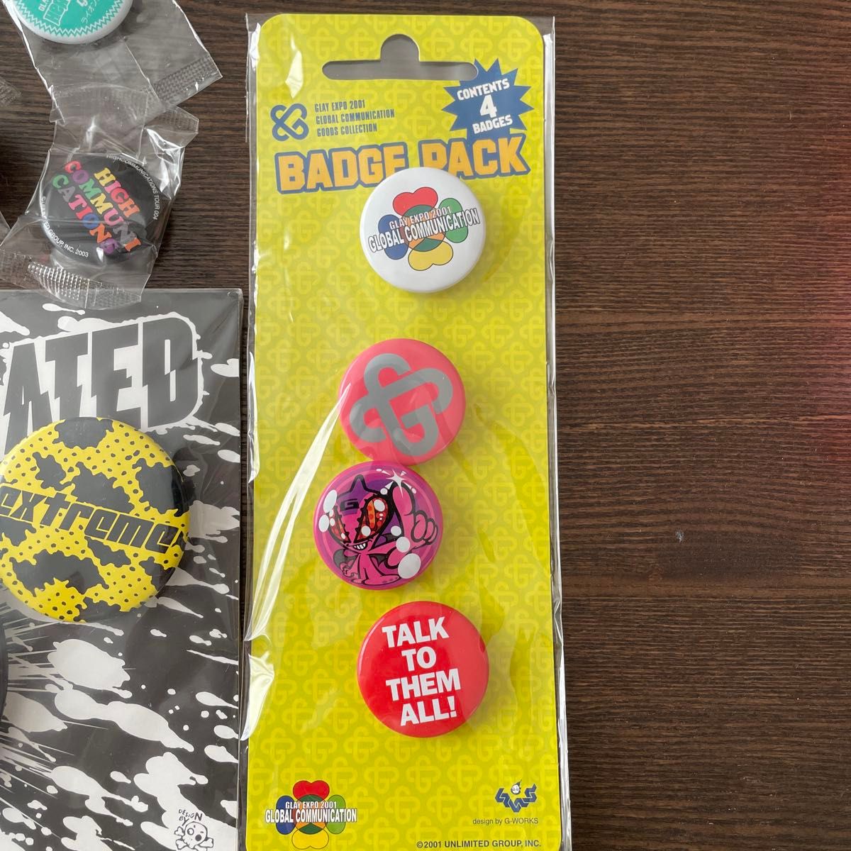 GLAY 缶バッジセット｜Yahoo!フリマ（旧PayPayフリマ）