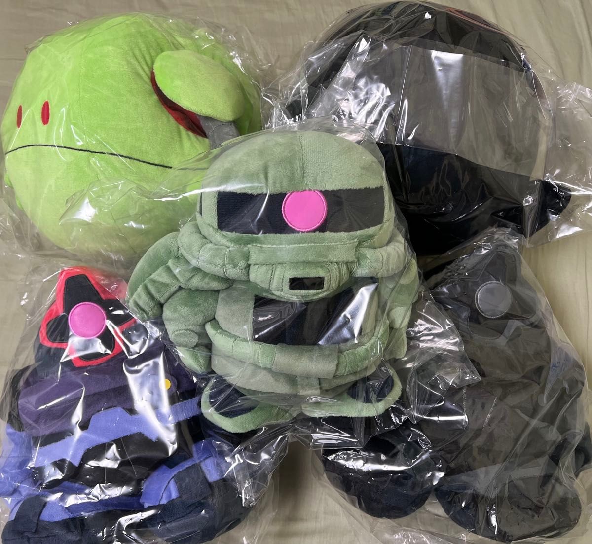 GUNDAM45FRGMT ぬいぐるみ フラグメント ガンダム ザク ドム ハロ 抽選