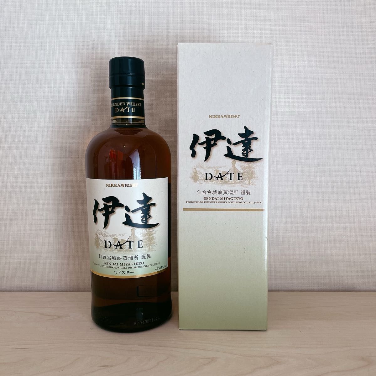 ニッカ 伊達 1本のみ箱付 【2本セット】