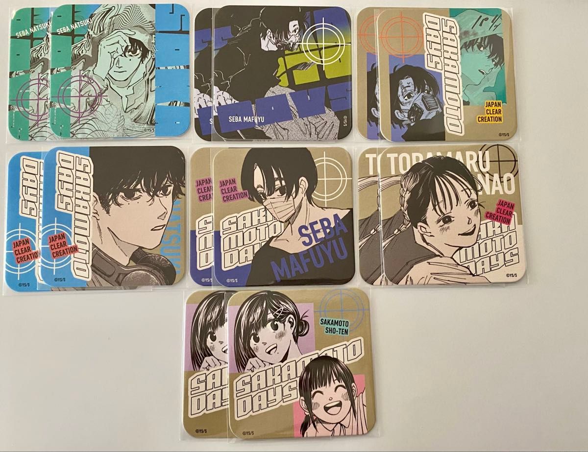 SAKAMOTO DAYS アートコースター 勢羽夏生 勢羽真冬｜Yahoo!フリマ（旧
