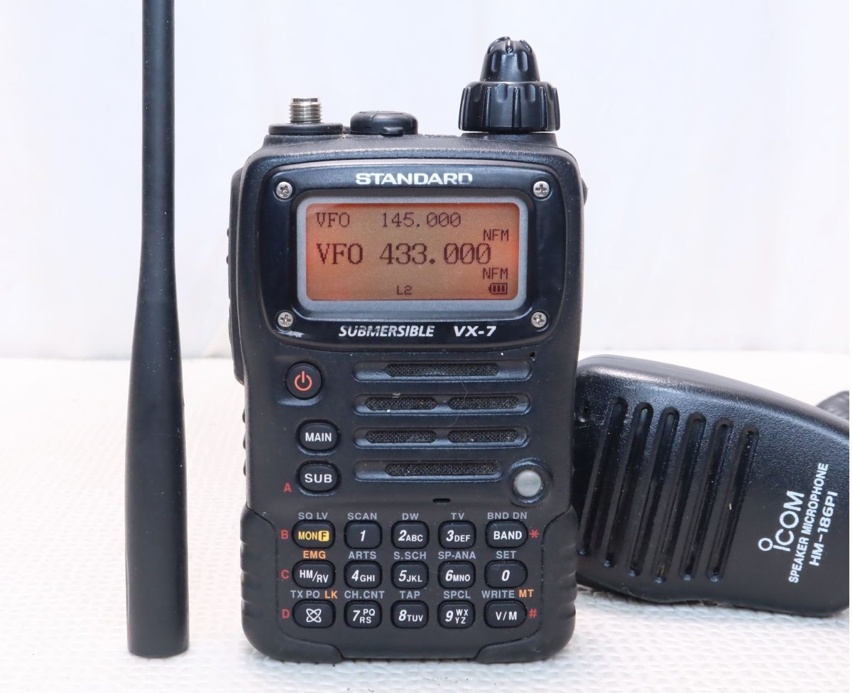 STANDARD VX-7R トリプルバンドハンディ 50/144/430MHz Maldol AS-511