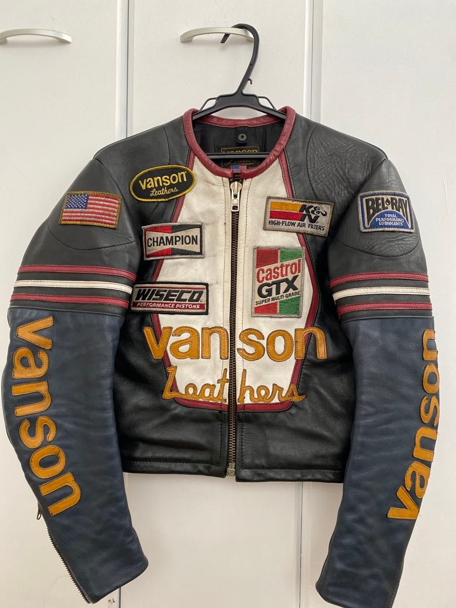 VANSON バンソン レザージャケット STAR ワンスター ライダース スター