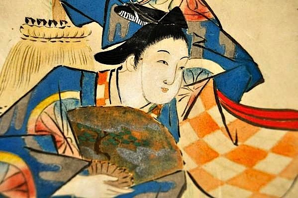 奥村政信肉筆小品美人図丹鳥齊肉筆浮世絵