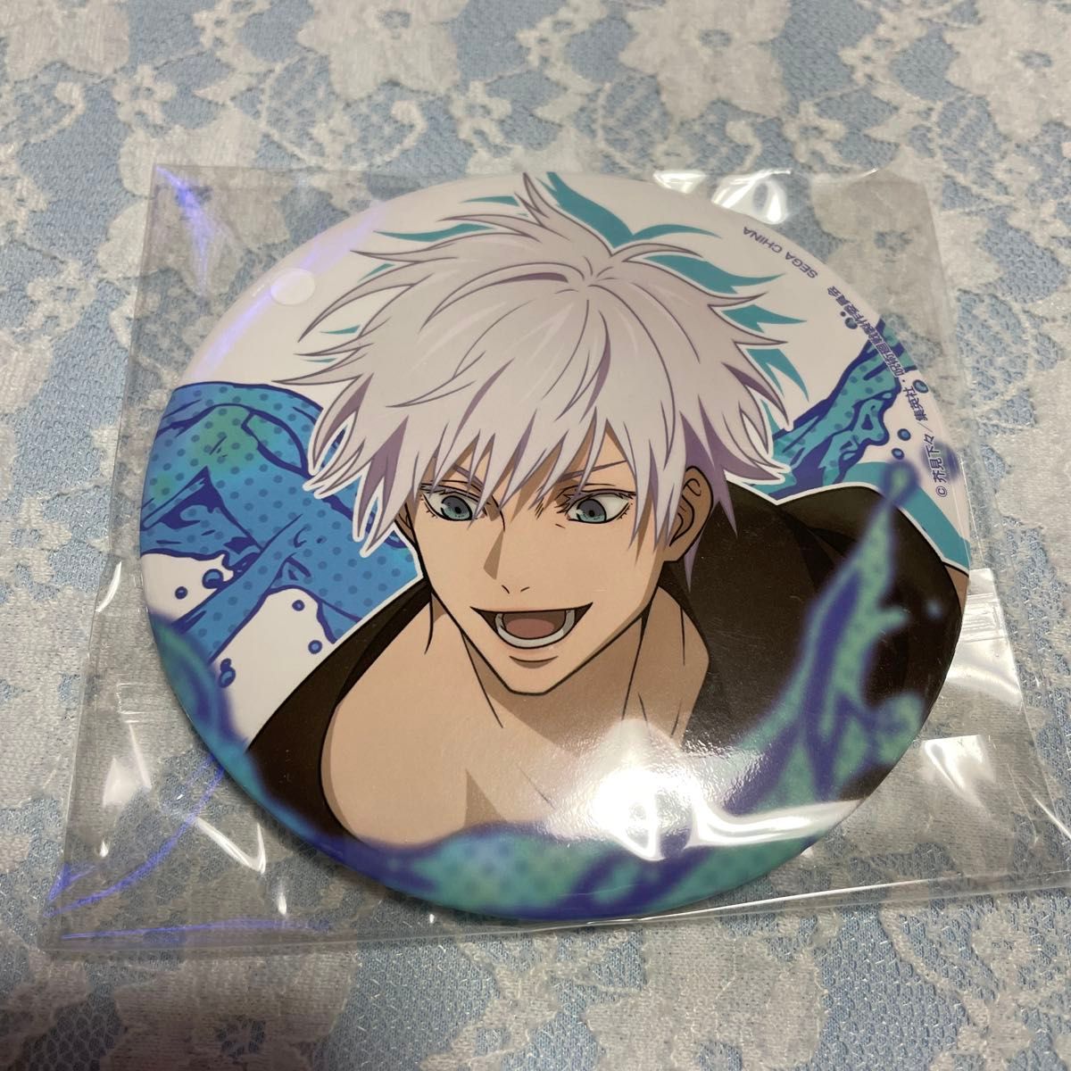 呪術廻戦 セガラッキーくじ SPLASH×BATTLE 缶バッジ 五条悟 快適