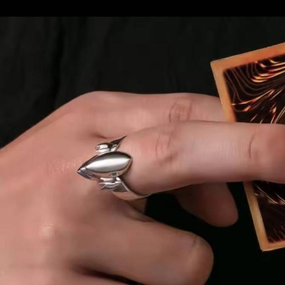 未使用】青眼の白龍・ブルーアイズホワイトドラゴン リング 指輪