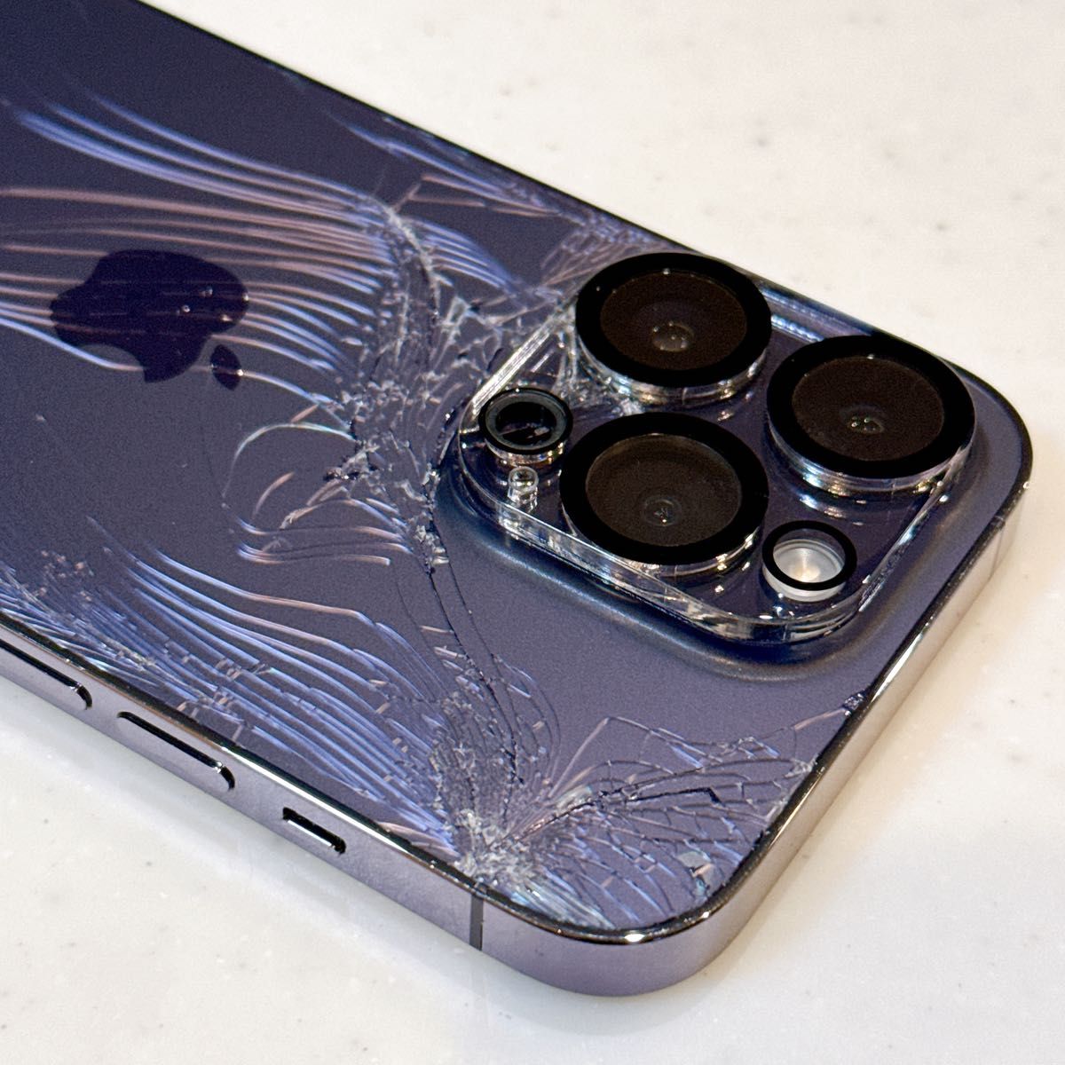 iPhone 14pro max 256GB 背面割れ iPhone14promax本体※背面割れ有
