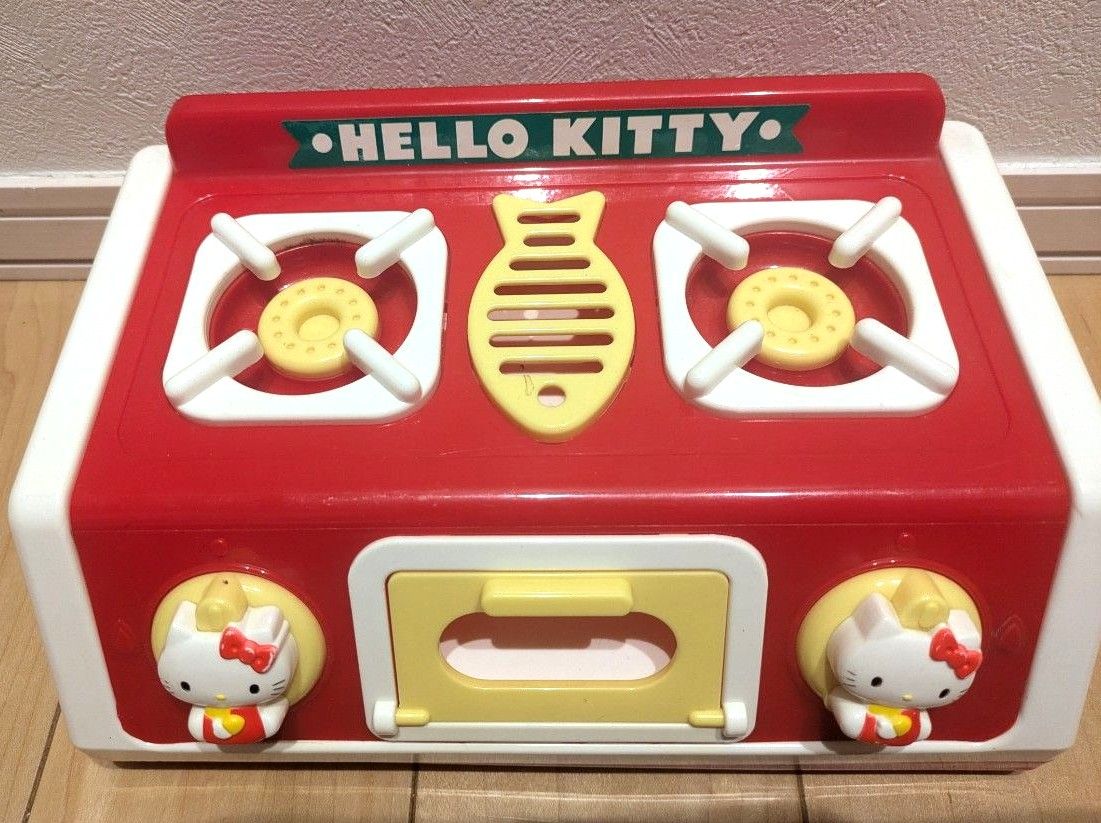 木製 ハローキティ キッチン コンロ ☆ 高さ 約55cm おままごと