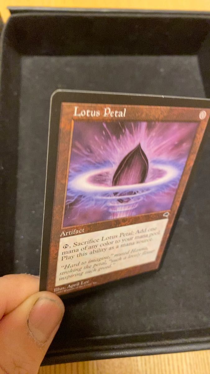 水蓮の花びら Lotus Petal 英語 Foil 4枚セット From the valut 水蓮