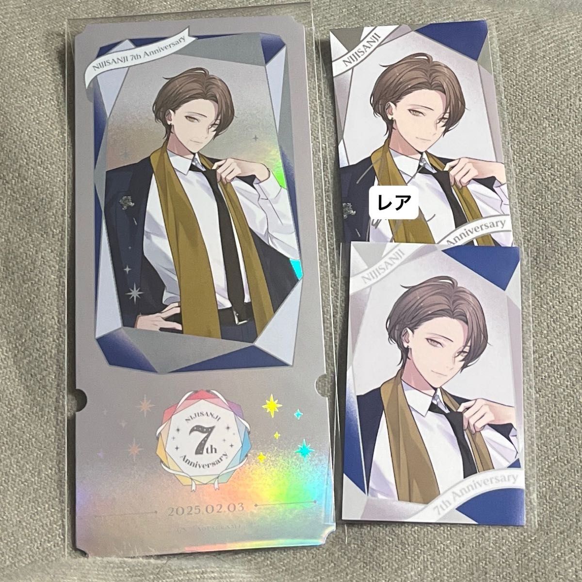 にじさんじ 加賀美ハヤト 7周年 チェキ チケット風カード レア サイン