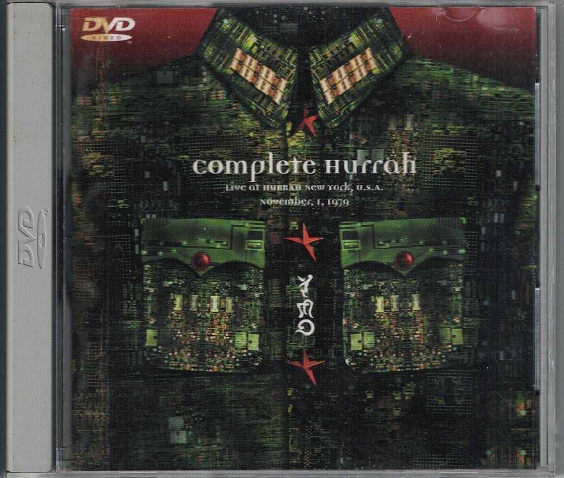 COMPLETE HURRAH [DVD] YMO 1979年11月1日 NY.'HURRAH'伝説ライブ収録