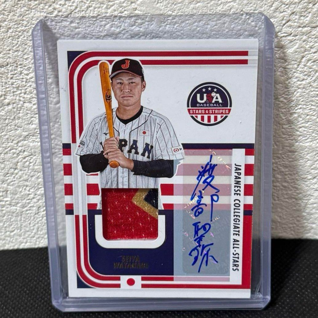 ラスト1点 BBM 西武ライオンズ 渡部聖弥 初本塁打記念 直筆サイン