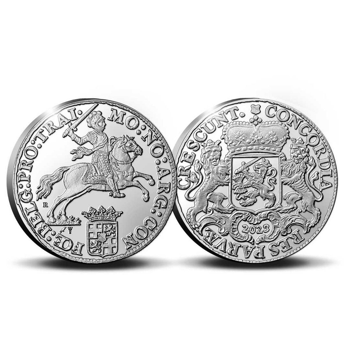 2023年 オランダ デュカトン シルバー ライダー 1オンス プルーフ