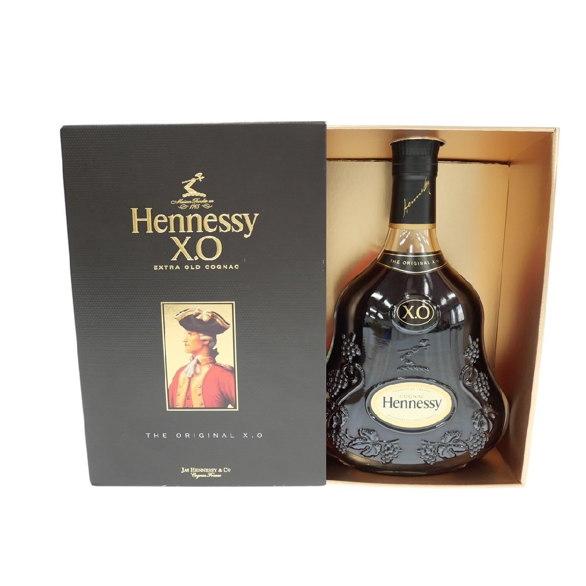503[未開栓]Hennessy X.O エクストラオールド 黒キャップ